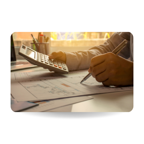 Businessman reviewing reports, financial documents for analysis of financial information, work concept.